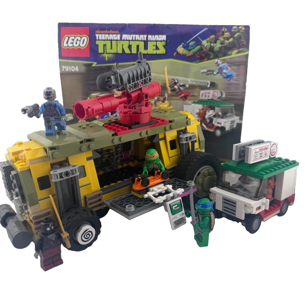 LEGO Teenage Mutant Ninja Turtles: The Shellraiser Street Chase (79104) Complete